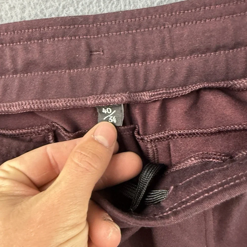 Public Rec Pants Men's 38x32* Purple Daymaker Elastic Drawstring Commuter Every